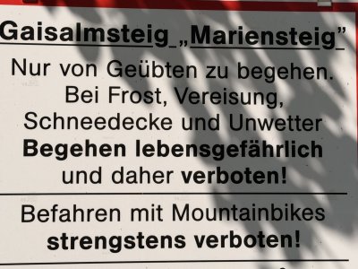 Gefahr ist unser zweiter Vorname